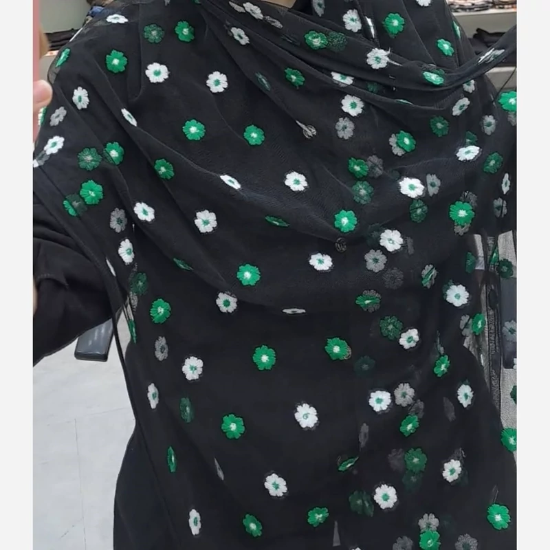 شال تمام تور بابونه رنگی