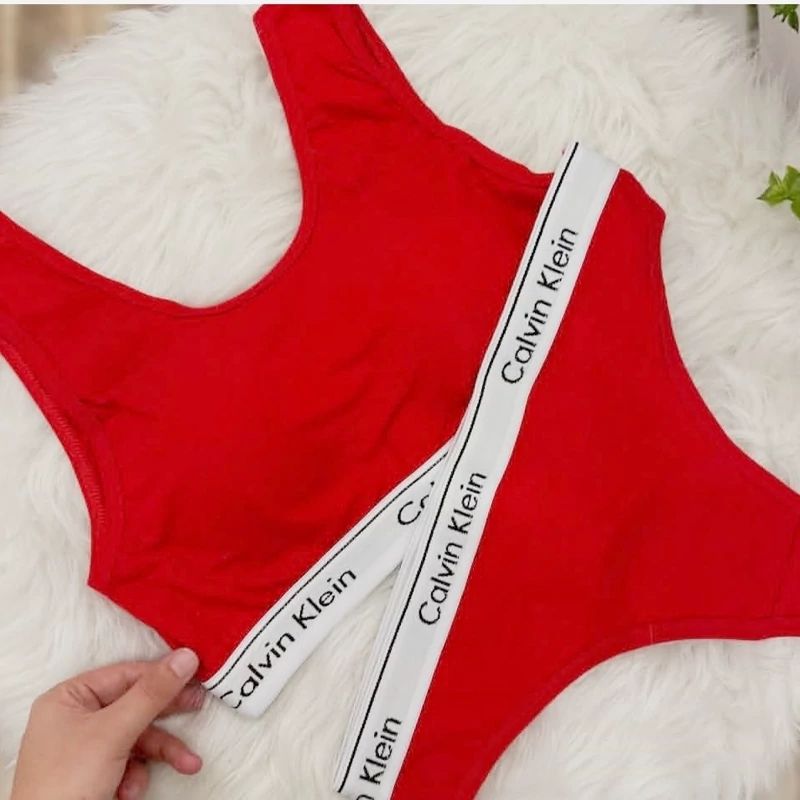 ست نیم تنه و شورت اسلیپ نخ پنبه