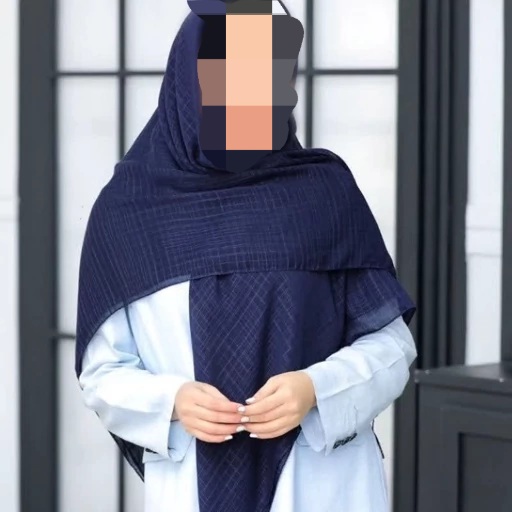 روسری قواره دار نخ لنین، چهارخونه