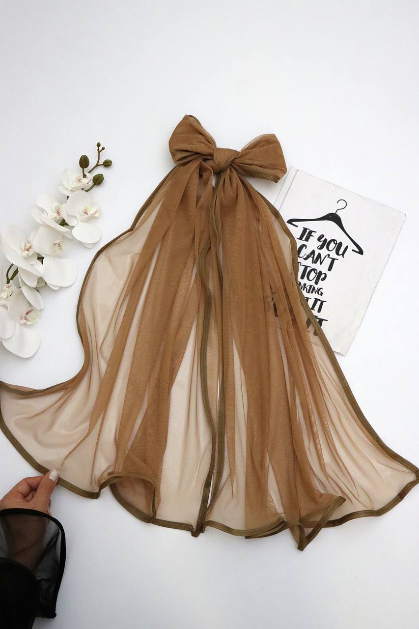 شال توری دورگان دوزی شده