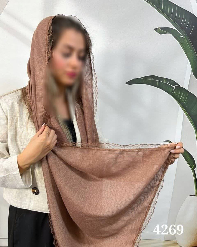 شال درختی چهارطرف دانتل