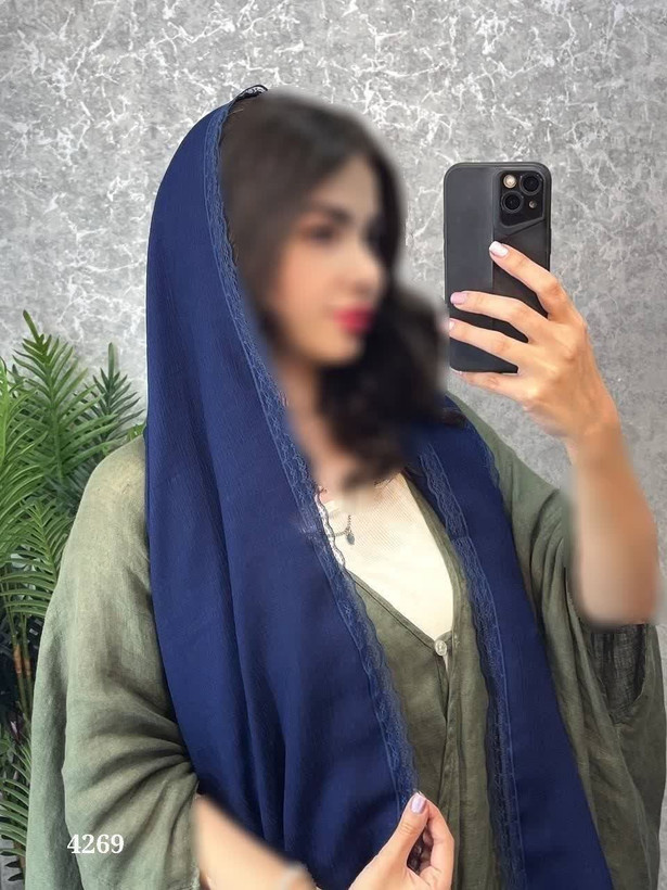 شال درختی چهارطرف دانتل