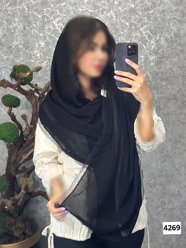 شال درختی چهارطرف دانتل